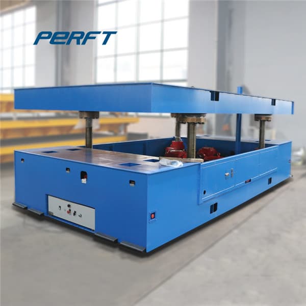 Outdoor Electric Flat Cart For Foundry Environment